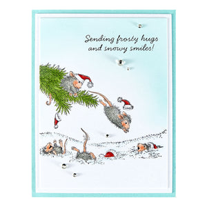 Snowy Smiles Cling Rubber Stamp Set