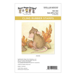 Hats Off to You! Cling Rubber Stamp Set