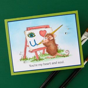 Heart and Soul Cling Rubber Stamps by House-Mouse