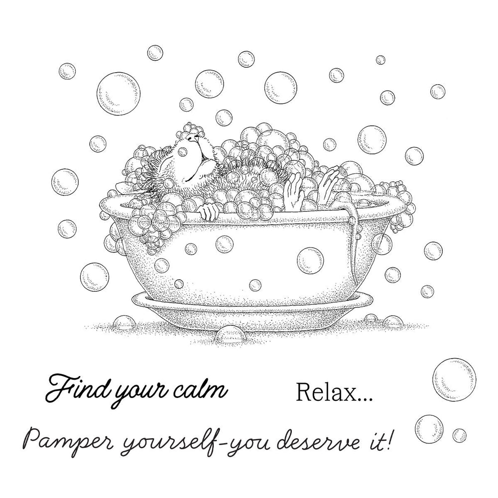 House-Mouse Spa Day Cling Stamp Set