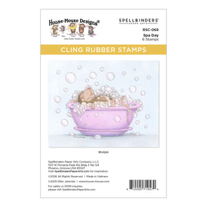 House-Mouse Spa Day Cling Stamp Set