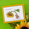 House-Mouse Sunflower Walk Cling Rubber Stamp Set
