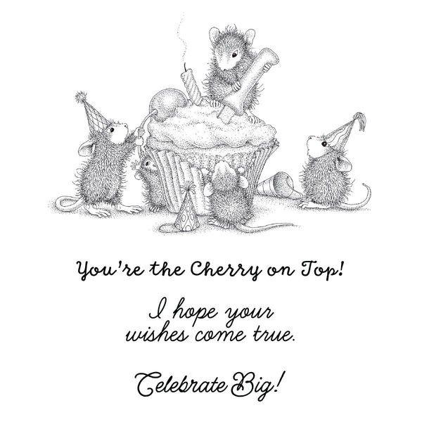 House-Mouse The Cherry on Top Cling Rubber Stamp Set