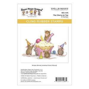House-Mouse The Cherry on Top Cling Rubber Stamp Set