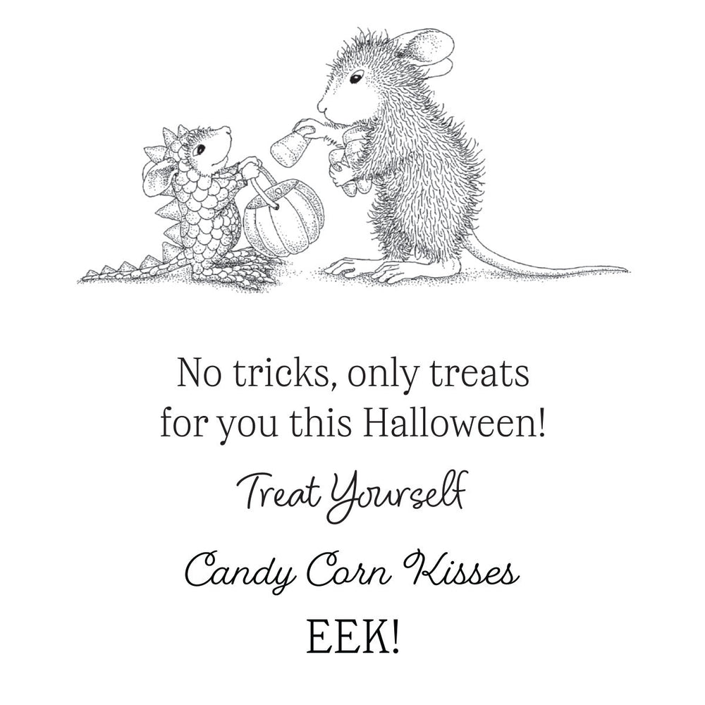 House-Mouse Halloween Dragon Cling Rubber Stamp Set