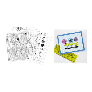 Grids & Icons Mixed Media Hero Transfers