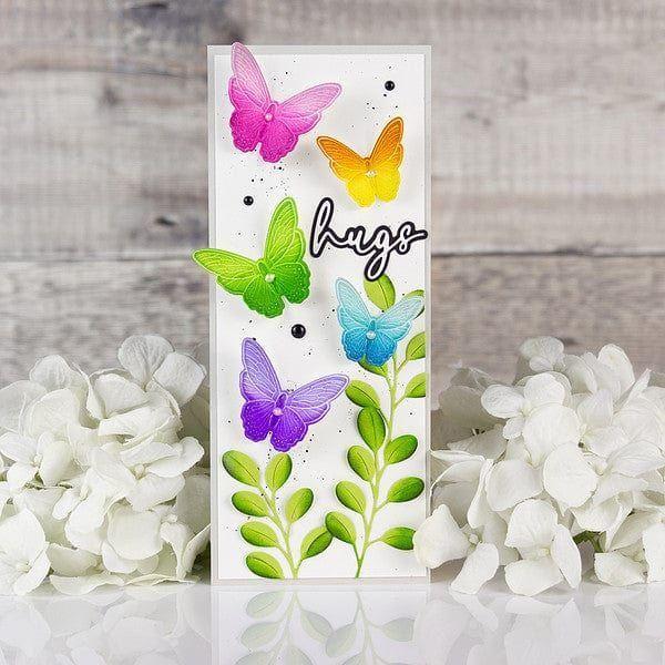 Vivid Script Sentiments Etched Dies from the Vivid Expressions Collection