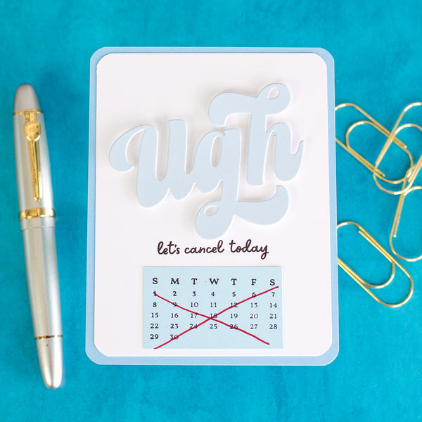 Ugh Clear Stamp & Die Set