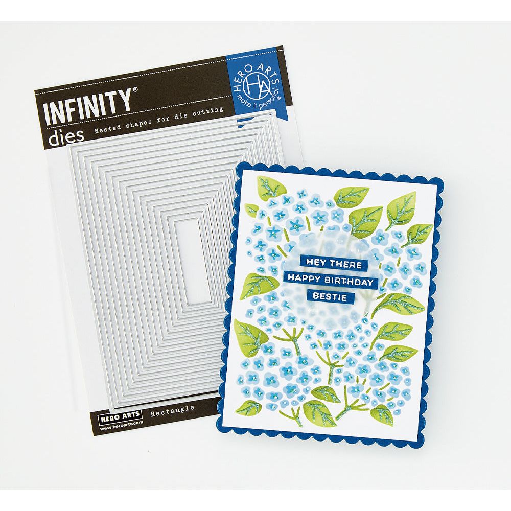 Nesting Rectangle Infinity Dies