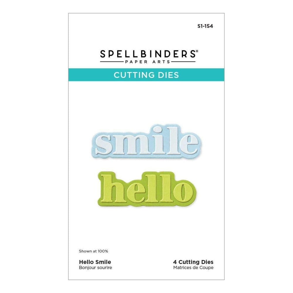 Hello Smile Etched Dies from the Out and About Collection