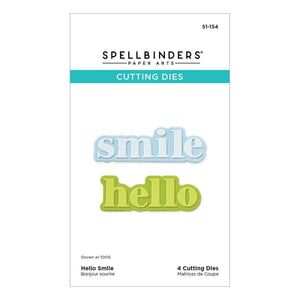 Hello Smile Etched Dies from the Out and About Collection