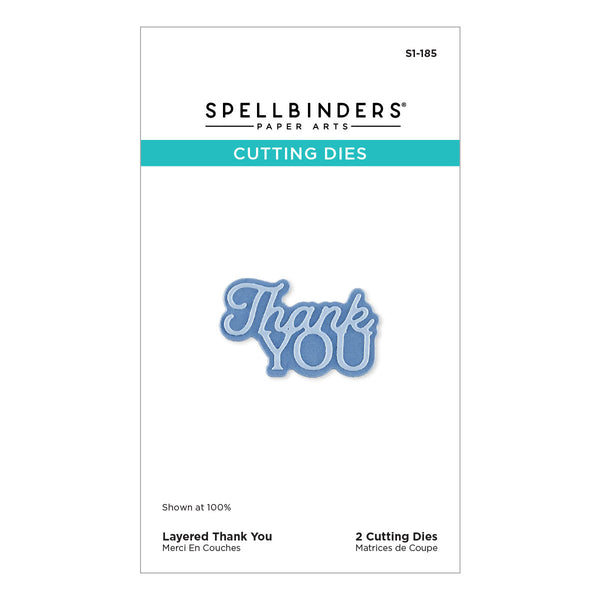 Layered Thank You Etched Dies