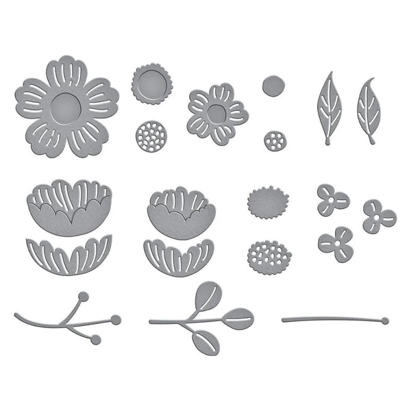 Little Blooms Etched Dies