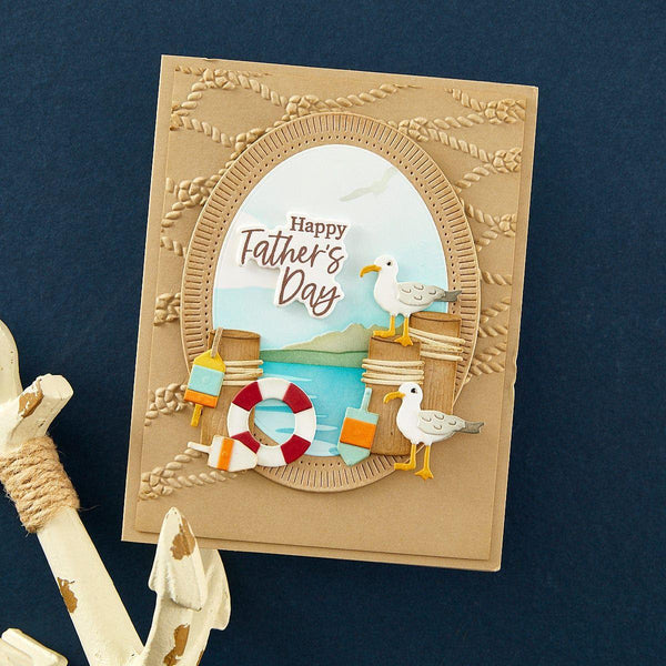 Oh, Buoy! Etched Dies by Dawn Woleslagle