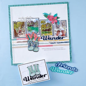 Wander Etched Dies from the Storytelling by Spellbinders Scrapbooking Collection