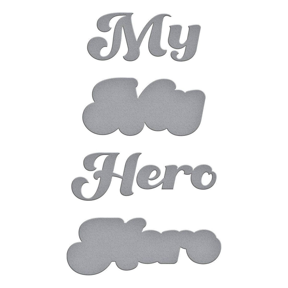 My Hero Etched Dies from the Storytelling by Spellbinders Scrapbooking Collection Project