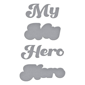 My Hero Etched Dies from the Storytelling by Spellbinders Scrapbooking Collection dies