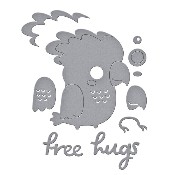 Free Hugs Oscar Etched Dies