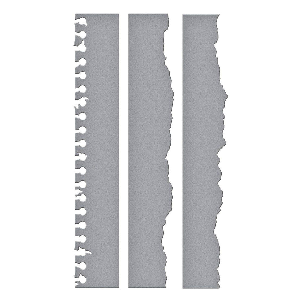 Torn Paper Edges Etched Dies