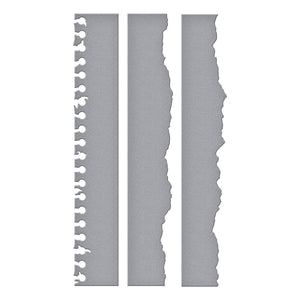 Torn Paper Edges Etched Dies