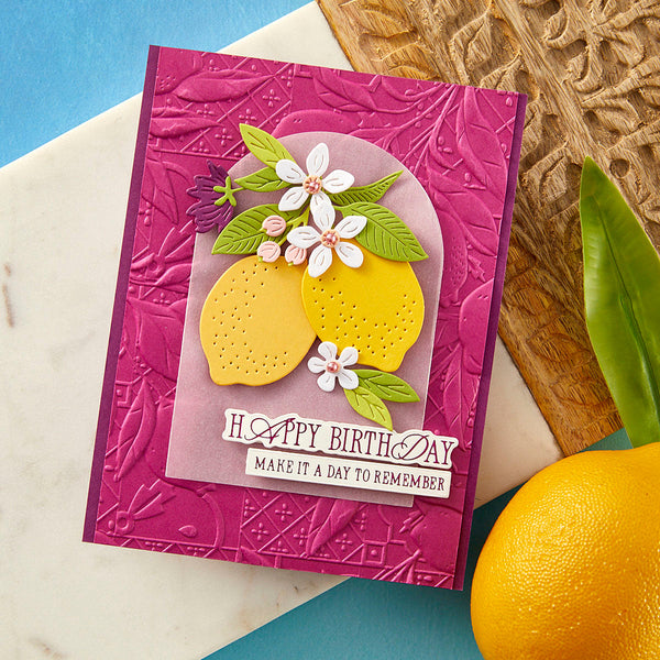 Citrus Spritz Etched Dies