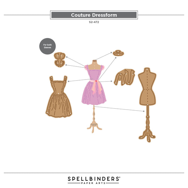 Couture Dressform Etched Dies by Frank Garcia