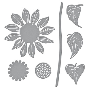 Sunflower Serenade Etched Dies