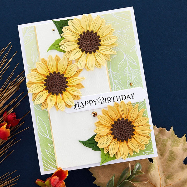 Sunflower Serenade Etched Dies