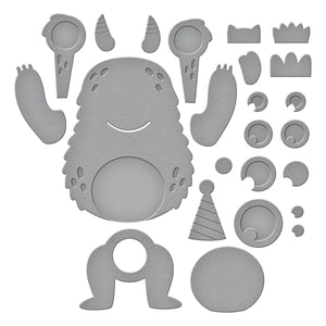 Dancin' Birthday Monster Etched Dies