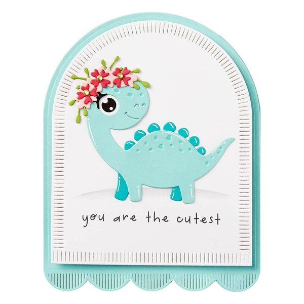 Birthday Dinosaur Etched Dies