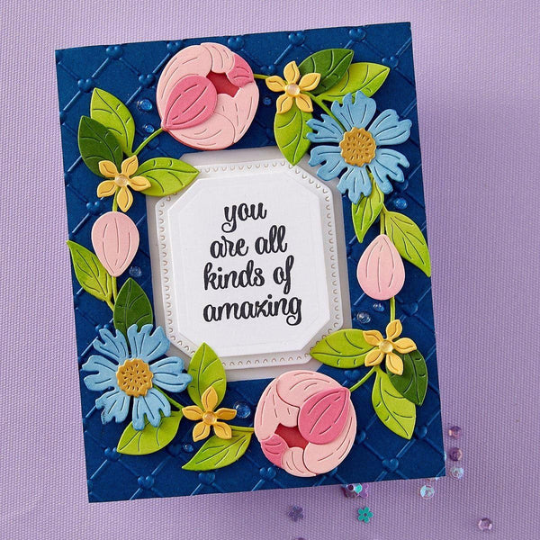 Flawless Sentiments Press Plate & Die Set