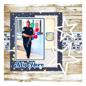 Storytelling Badges of Honor Scrapbooking Project
