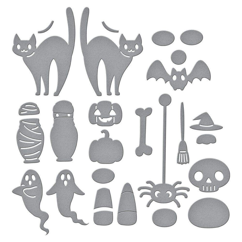 Halloween Tick Tock Etched Dies