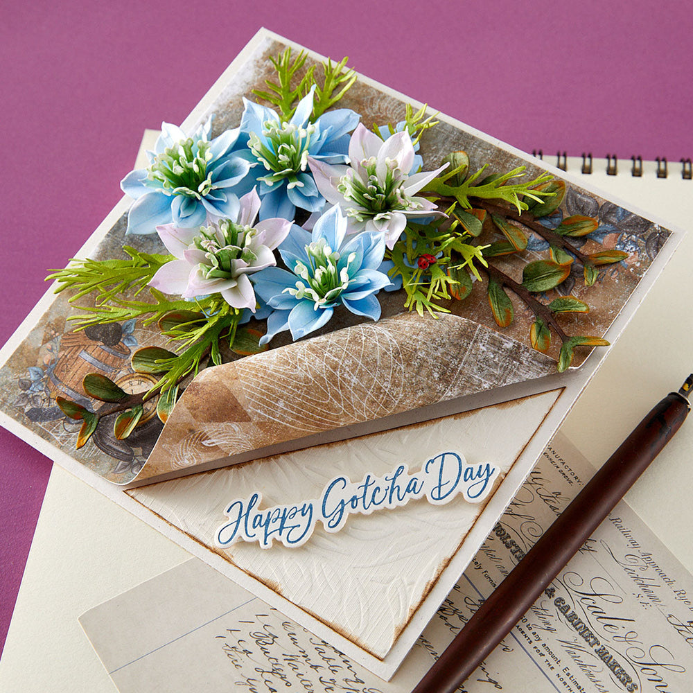 Love-in-a-Mist Etched Dies by Susan Tierney-Cockburn