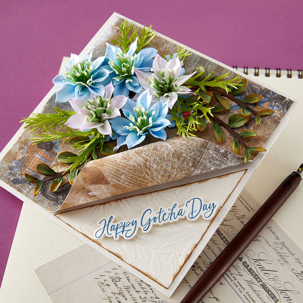 Love-in-a-Mist Etched Dies by Susan Tierney-Cockburn