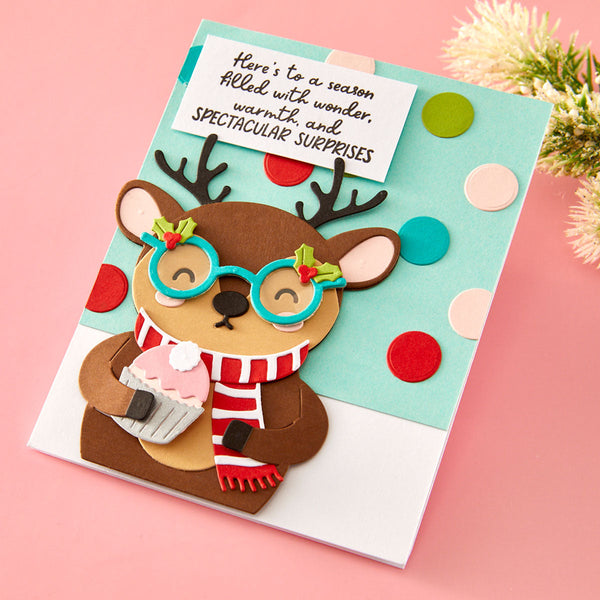 Spectacular Holiday Sentiments Stamp & Die Set