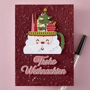 German Holiday Sentiments Etched Dies