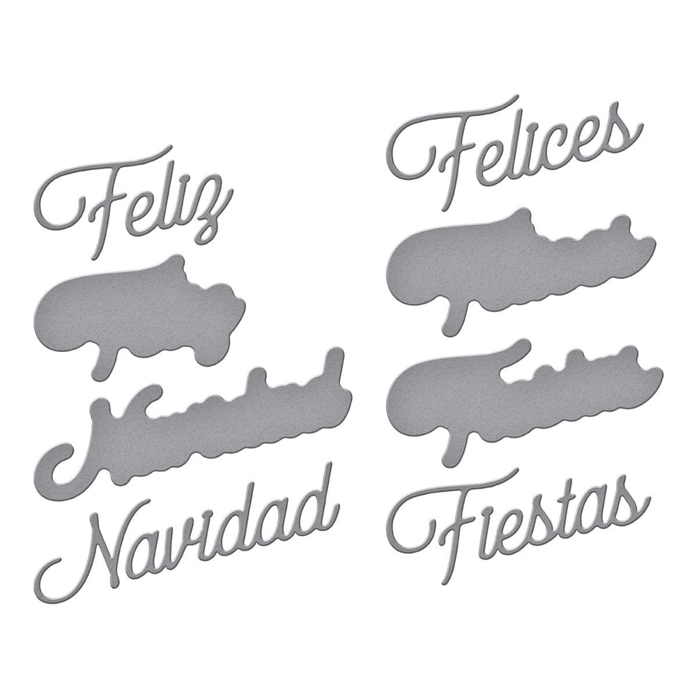 Spanish Holiday Sentiments Etched Dies