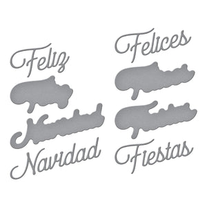 Spanish Holiday Sentiments Etched Dies