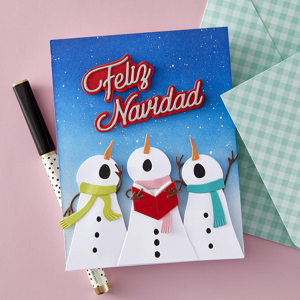 Spanish Holiday Sentiments Etched Dies