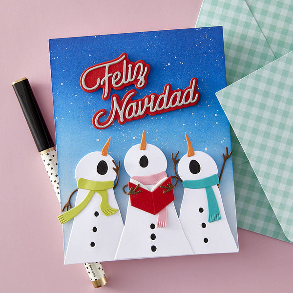 Spanish Holiday Sentiments Etched Dies