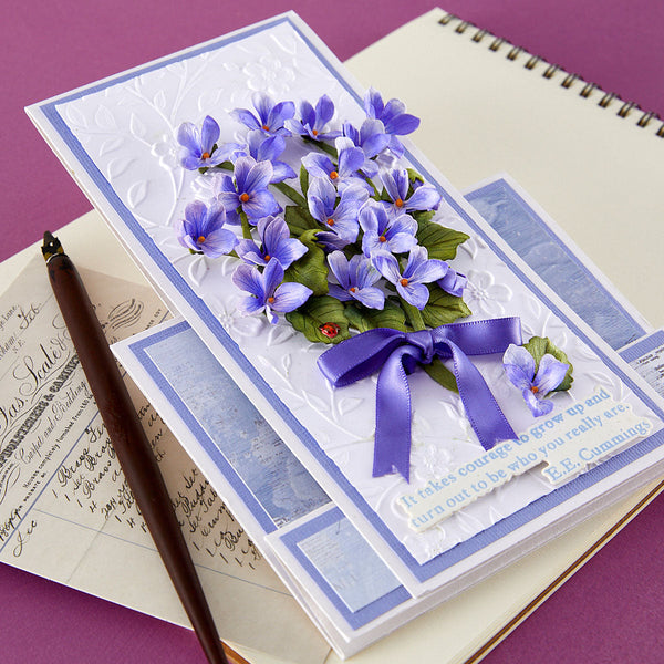 The Poet's Garden Sentiments Press + Foil Plate & Die Set by Susan Tierney-Cockburn