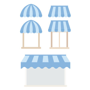 Everyday Awnings Etched Dies by Yana Smakula