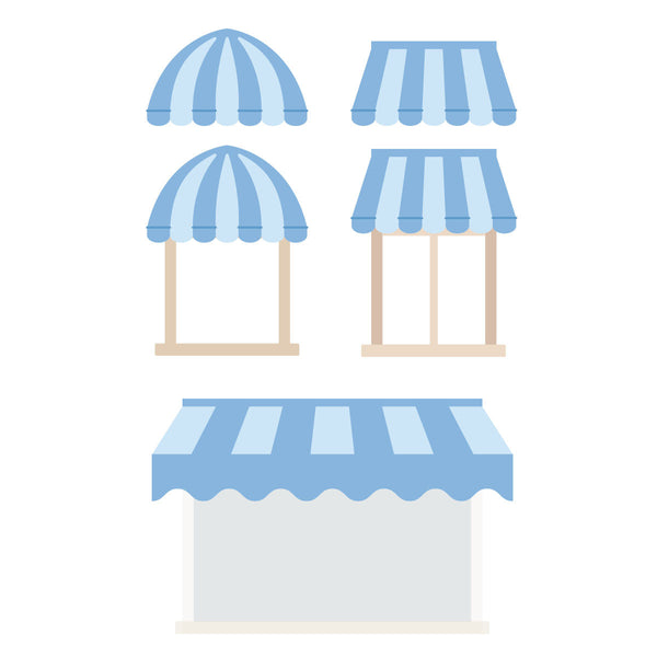 Everyday Awnings Etched Dies by Yana Smakula