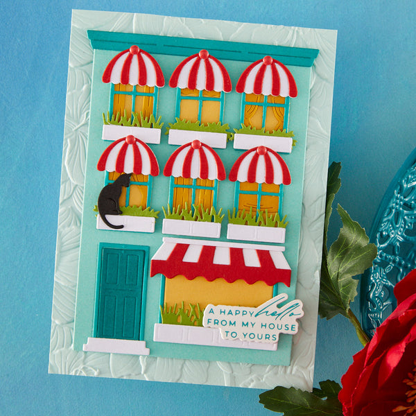 Welcome Home Sentiments Press + Foil Plate & Die Set by Yana Smakula