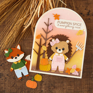 Harvest Days Etched Dies by Allison Frazier