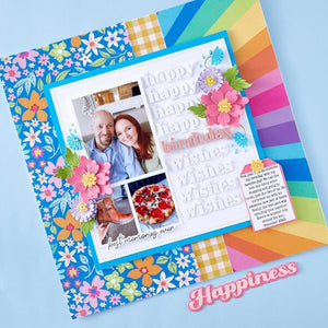 Family Sentiments Press Plate & Die Set from the Storytelling by Spellbinders Scrapbooking Collection