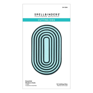 Essential Modern Ovals Etched Dies