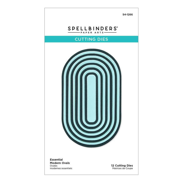 Essential Modern Ovals Etched Dies