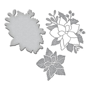 Poinsettia Bloom Etched Dies by Yana Smakula